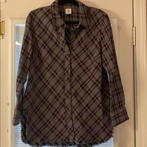 Cabi 3946 NWOT Cunningham plaid shirt